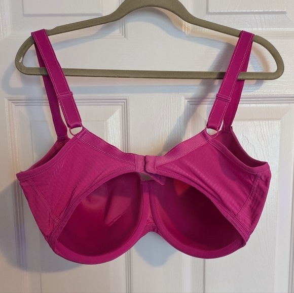 Freya Womens Idol Underwire Moulded Balcony Bra Hot Pink Size 38G UK/38I US - Picture 3 of 4